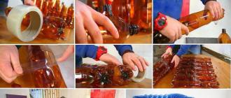 Мебель из пластиковых бутылок своими руками: очень интересные мастер-классы Полка из пластиковых бутылок своими руками